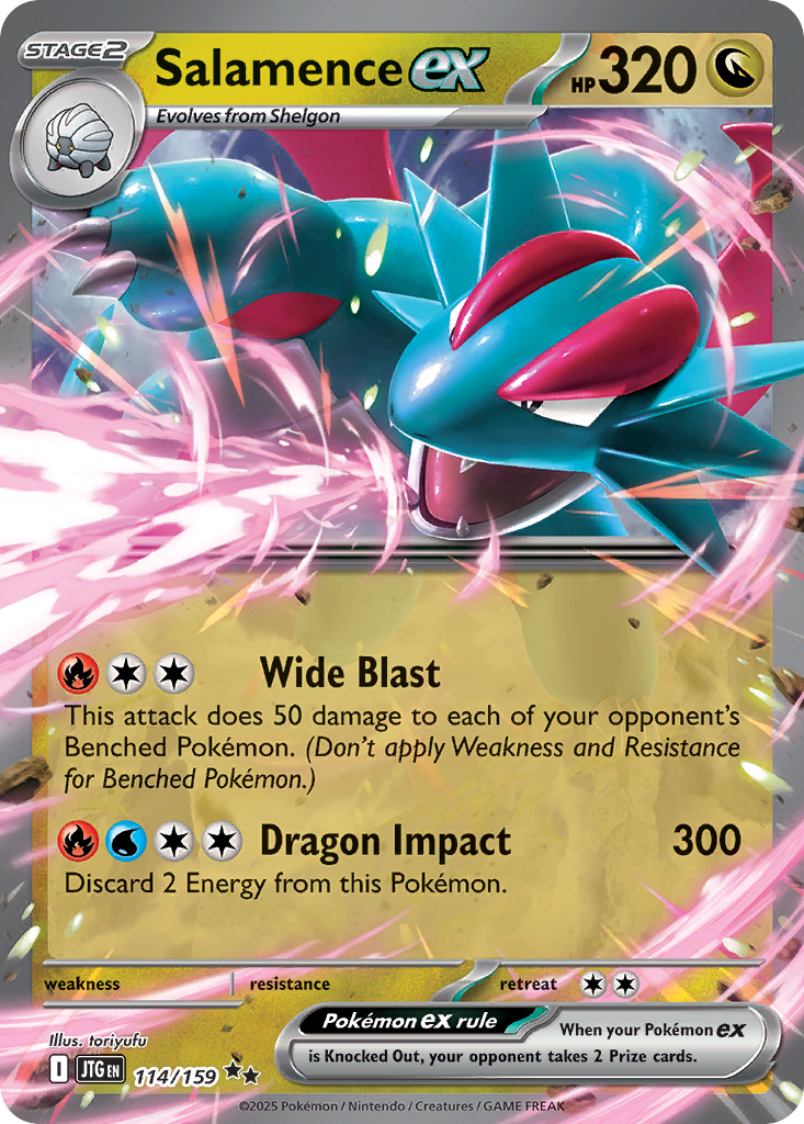 Salamence ex - 114/159 - EN Salamence ex - 114/159 - EN