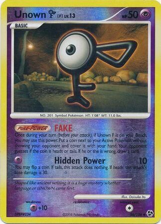 Unown F - 56/106 - Reverse Holo - EN Unown F - 56/106 - Reverse Holo - EN
