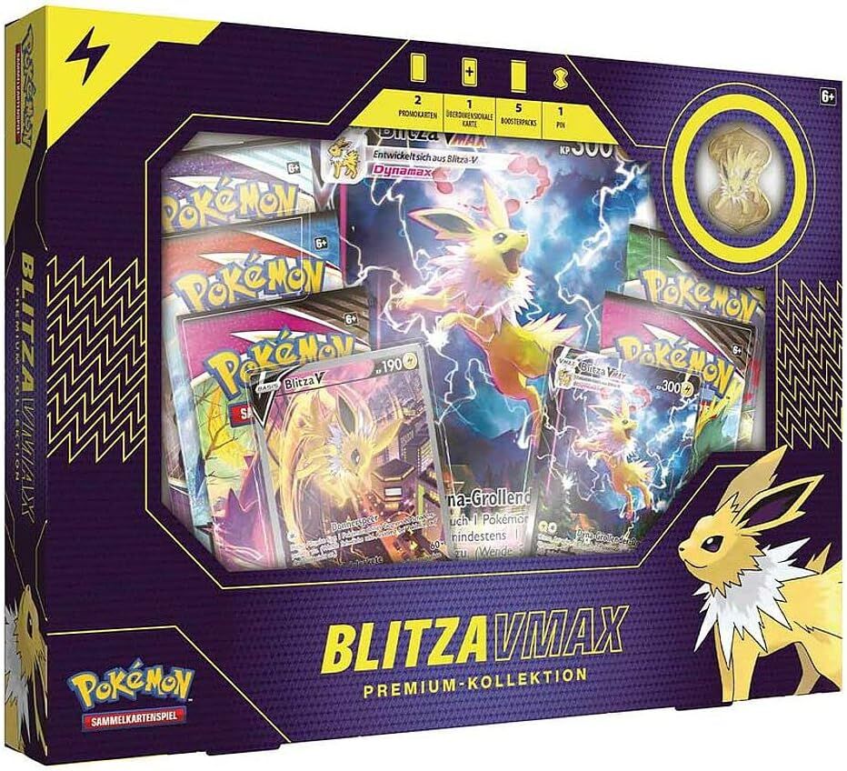 Pokémon Blitza VMAX Premium Collection Box - DE Pokémon Blitza VMAX Premium Collection Box - DE