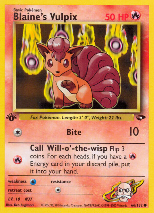 Blaine’s Vulpix - 66/132 - EN Blaine’s Vulpix - 66/132 - EN
