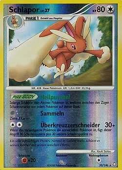 Schlapor - 33/146 - Reverse Holo - Pokémon TCG - Near Mint - DE