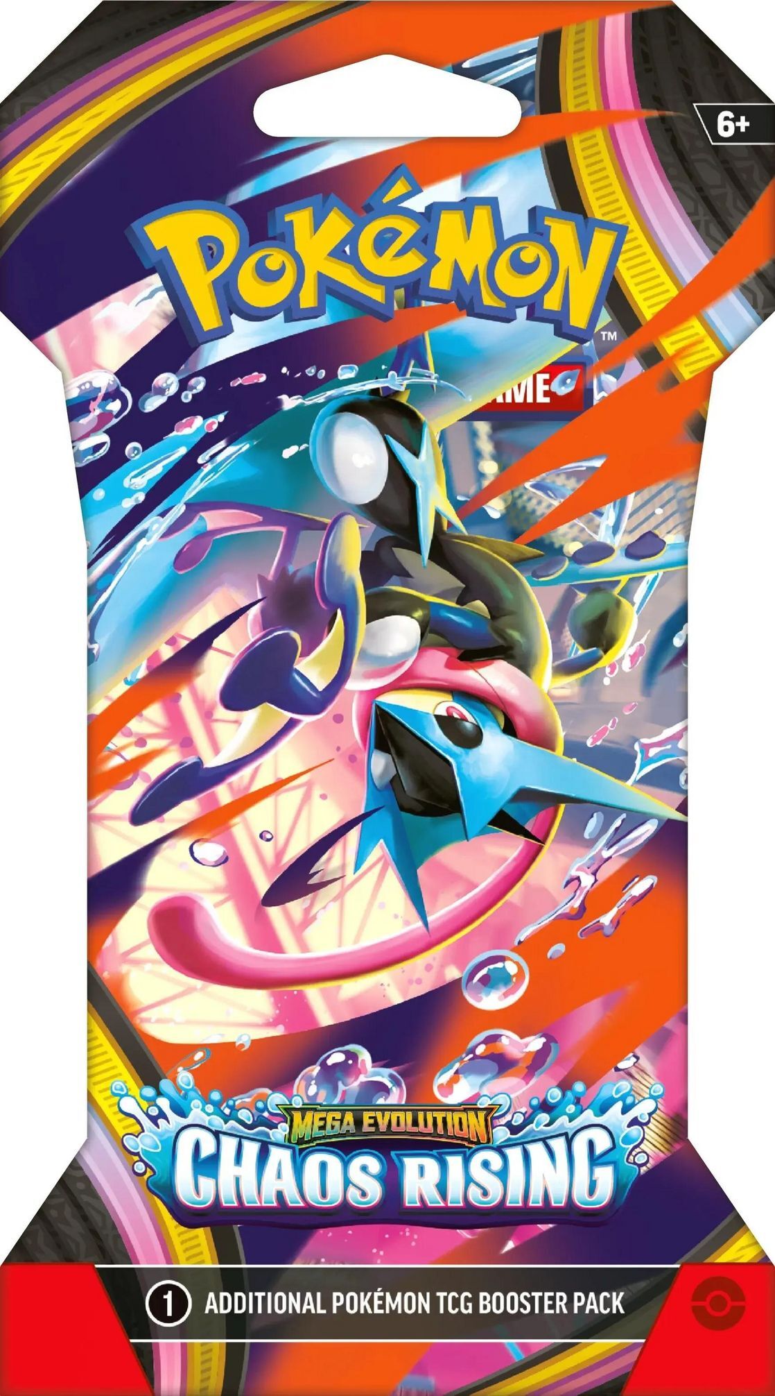Pokémon TCG: Mega Evolution (ME04) - Chaos Rising Sleeved Booster Pack (10 Cards) - EN
