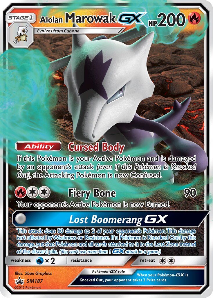 Alolan Marowak-GX - SM187/SM187 - EN