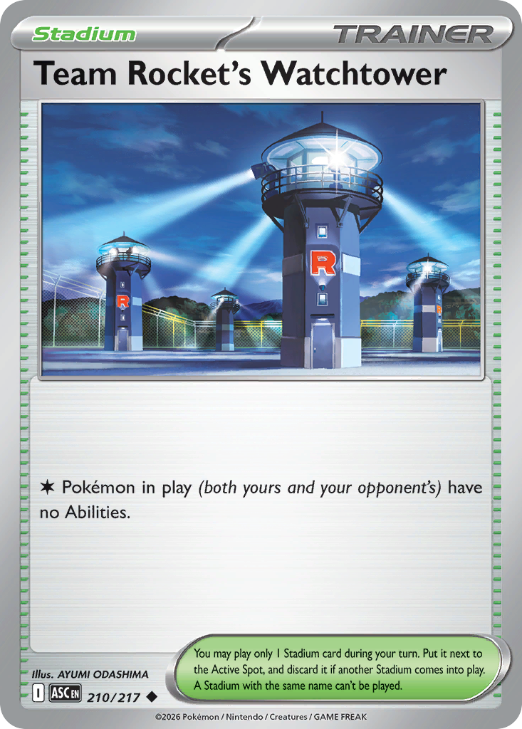 Team Rocket’s Watchtower - 210/217 - EN