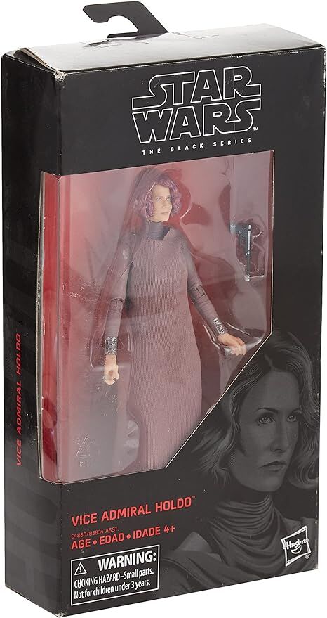 Star Wars Figur Vizeadmiral Holdo aus The Black Series, 15,2 cm