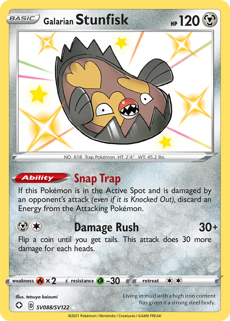 Galarian Stunfisk - SV088/SV122 - EN