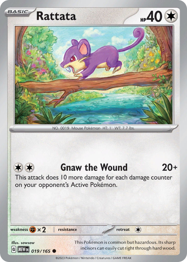 Rattata - 019/207 - EN Rattata - 019/207 - EN