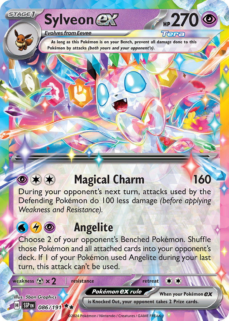 Sylveon ex - 086/191 - EN Sylveon ex - 086/191 - EN