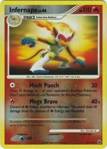 Infernape - 22/100 - Reverse Holo - EN