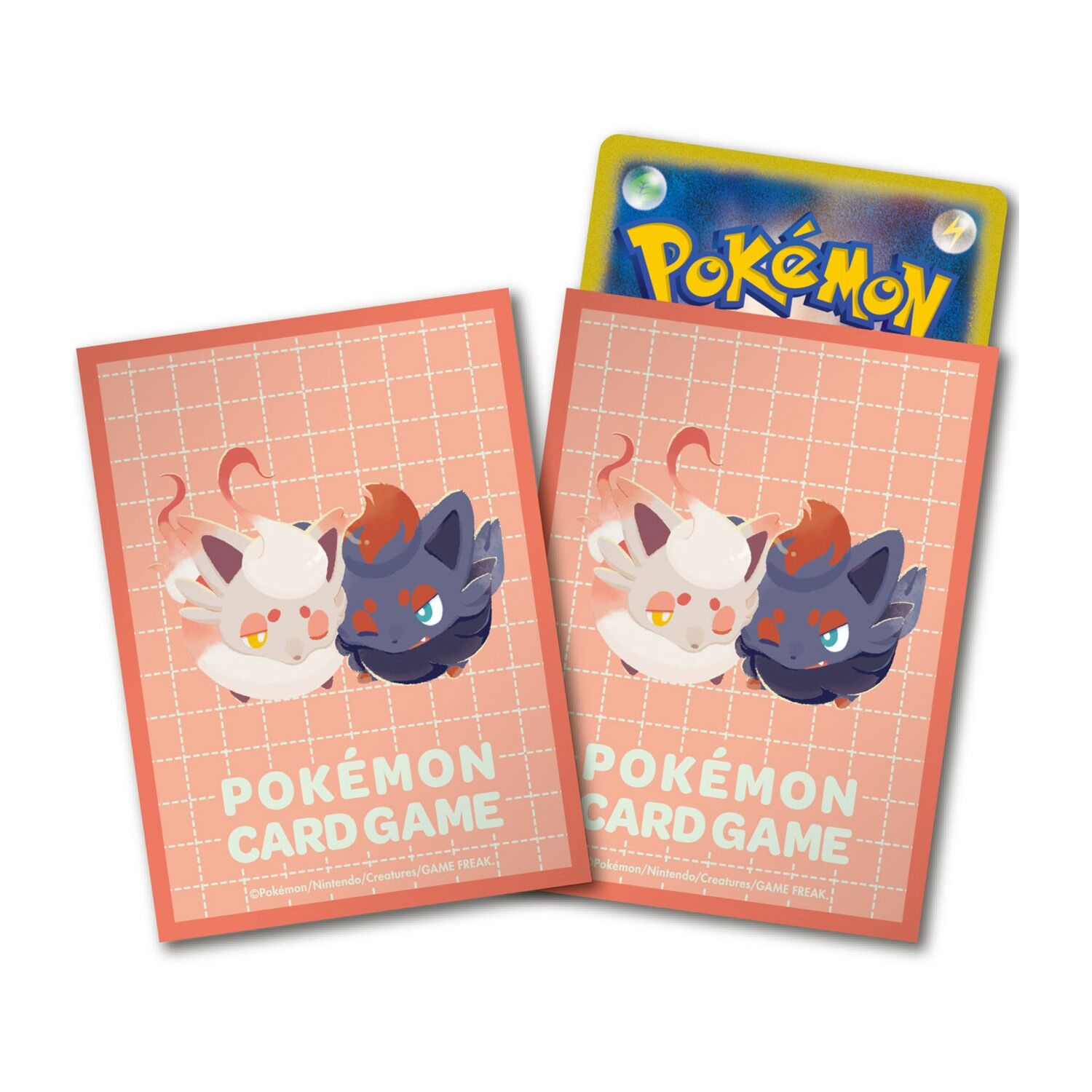 Pokemon Center Deck Sleeves Shield - Zorua & Hisui Zorua Pokemon Center Deck Sleeves Shield - Zorua & Hisui Zorua