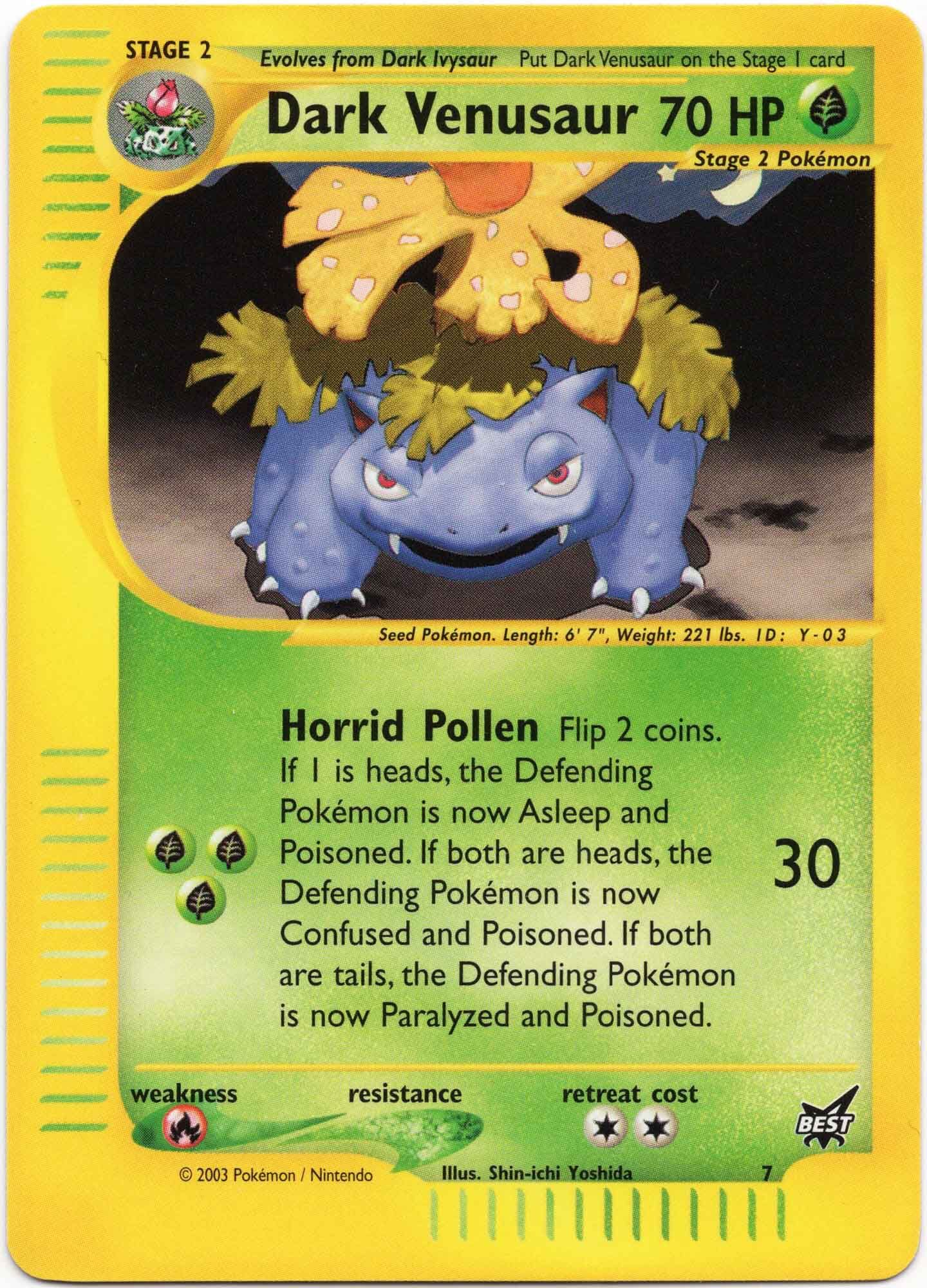 dark-venusaur-7-pok-mon-tcg Dark Venusaur 7 - Pokémon TCG