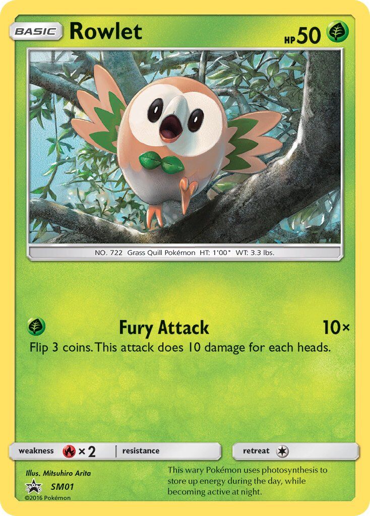 Rowlet - SM01/SM01 - EN Rowlet - SM01/SM01 - EN