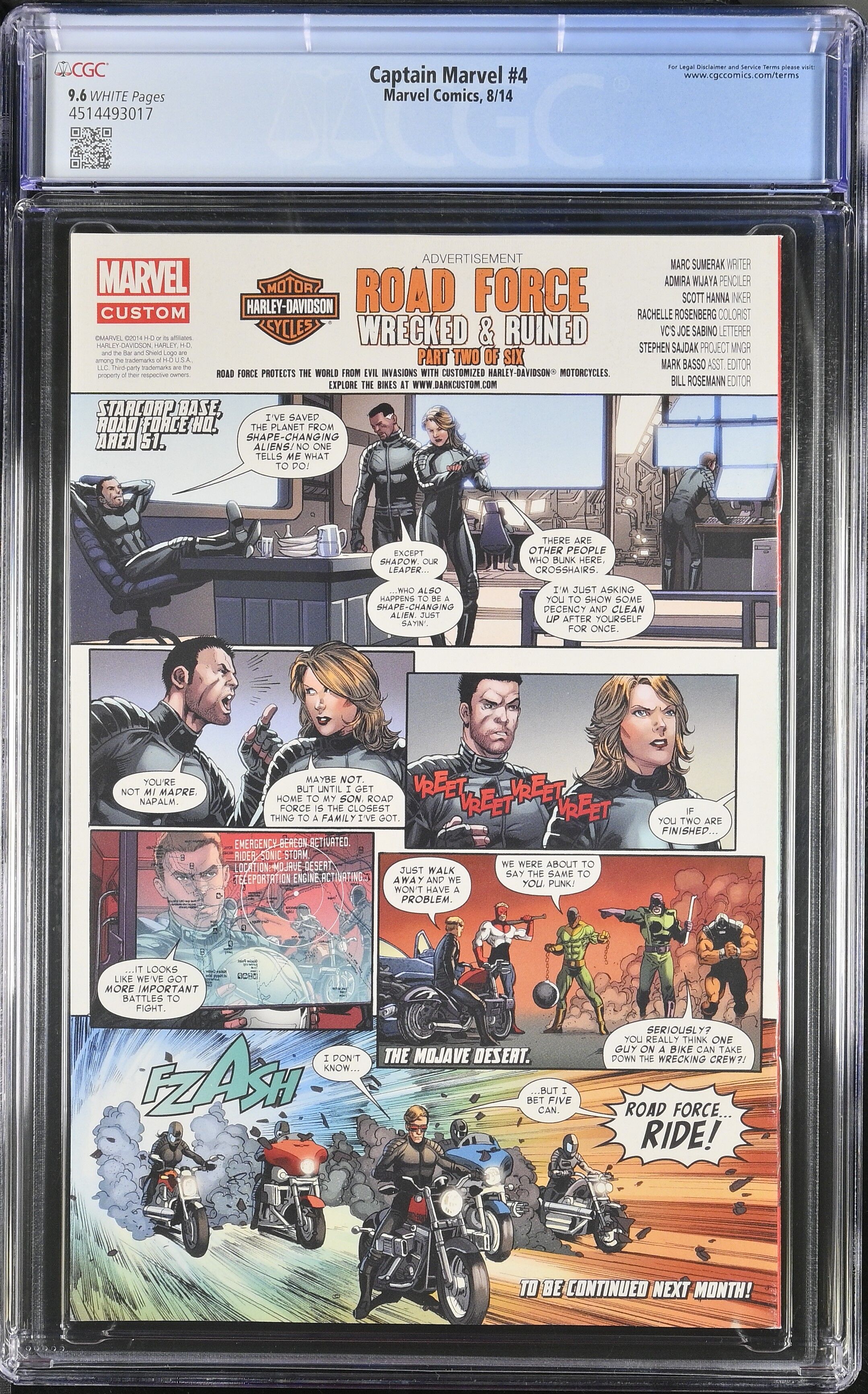 Captain Marvel #4 CGC 9.6