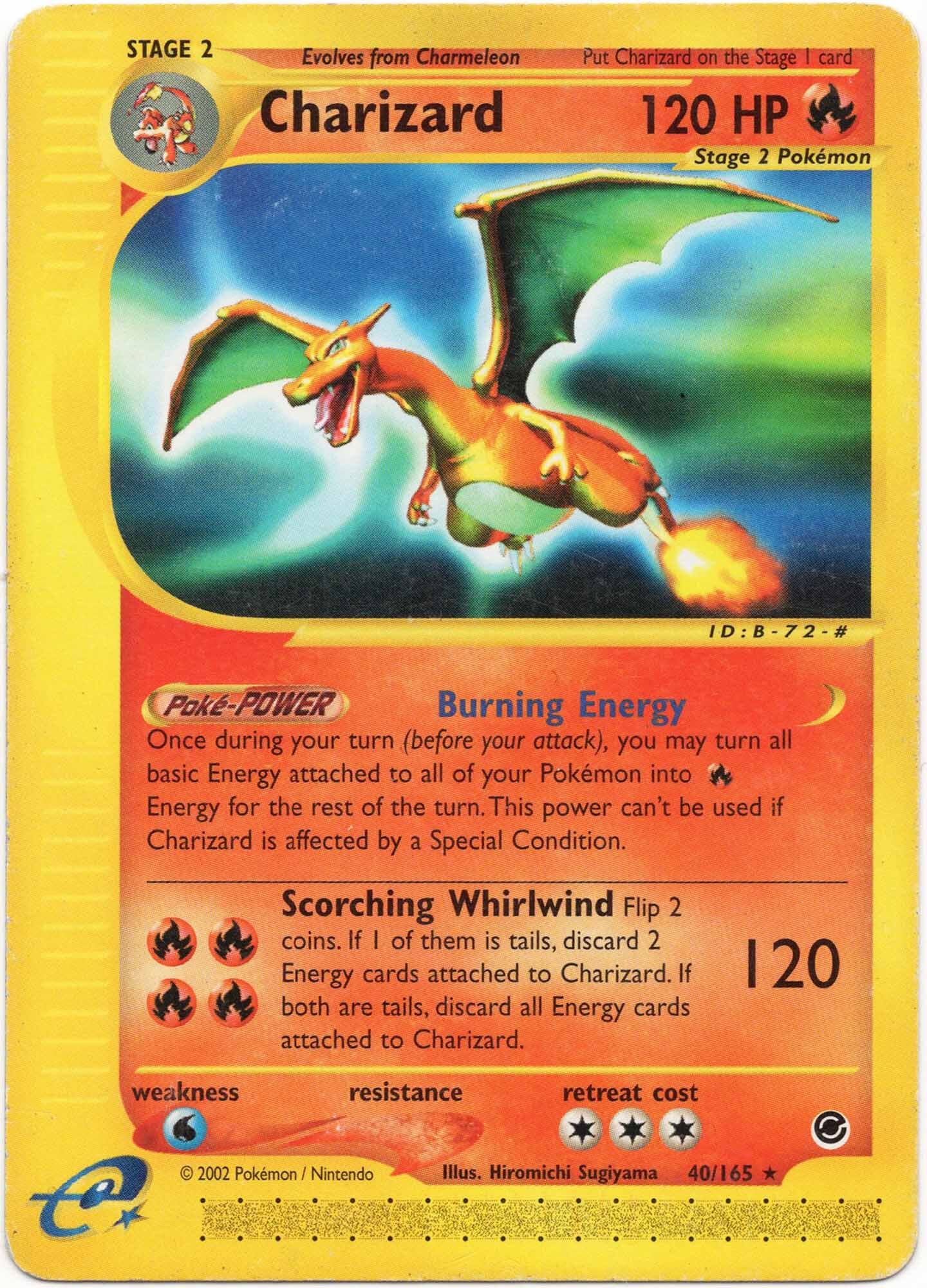 Charizard - 40/165 - Pokémon TCG (Moderately Played)