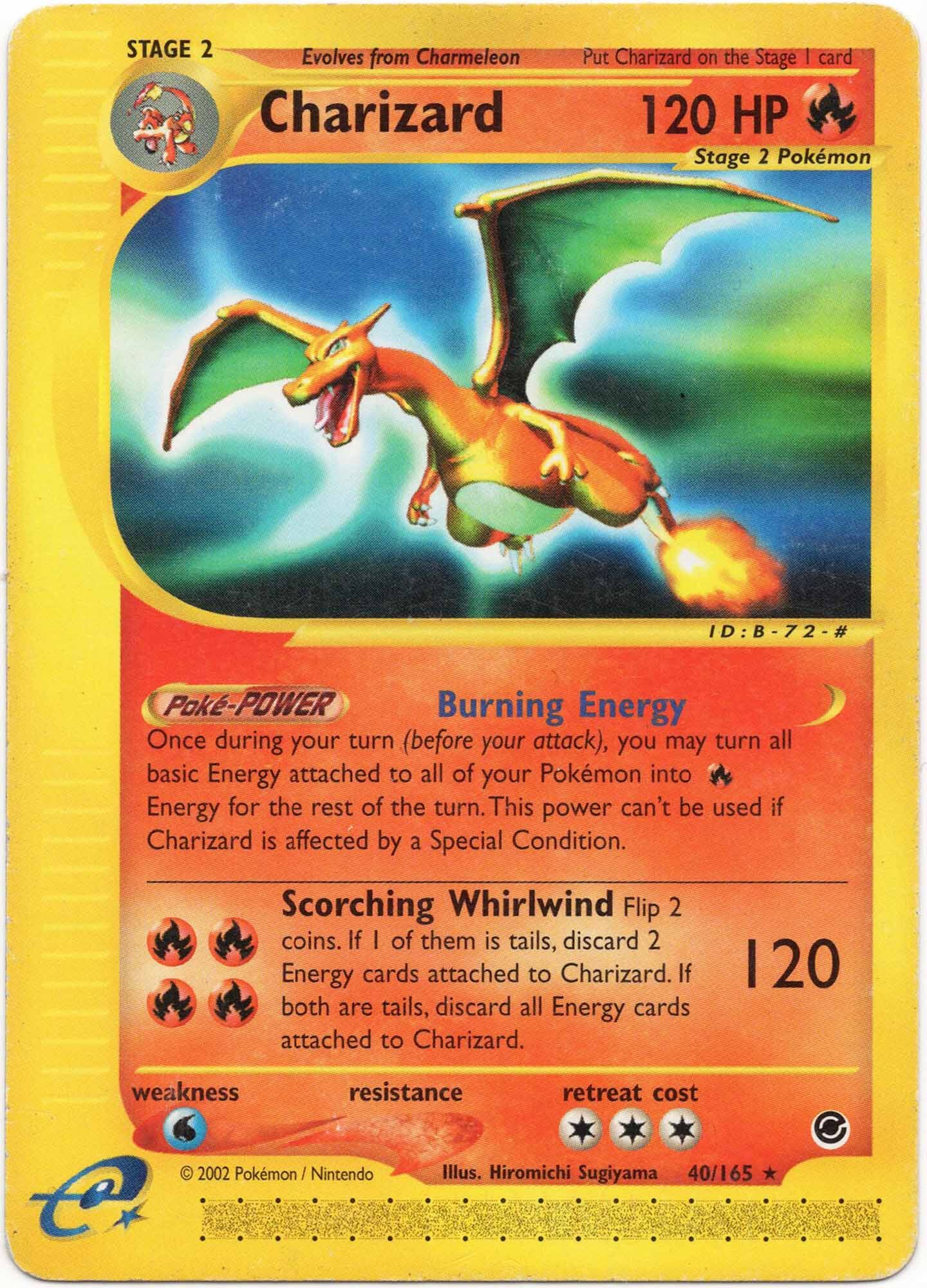 charizard-40-165-poke-mon-tcg-moderately-played Charizard - 40/165 - Pokémon TCG (Moderately Played)