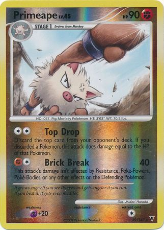 Primeape - 39/147 - Reverse Holo - EN