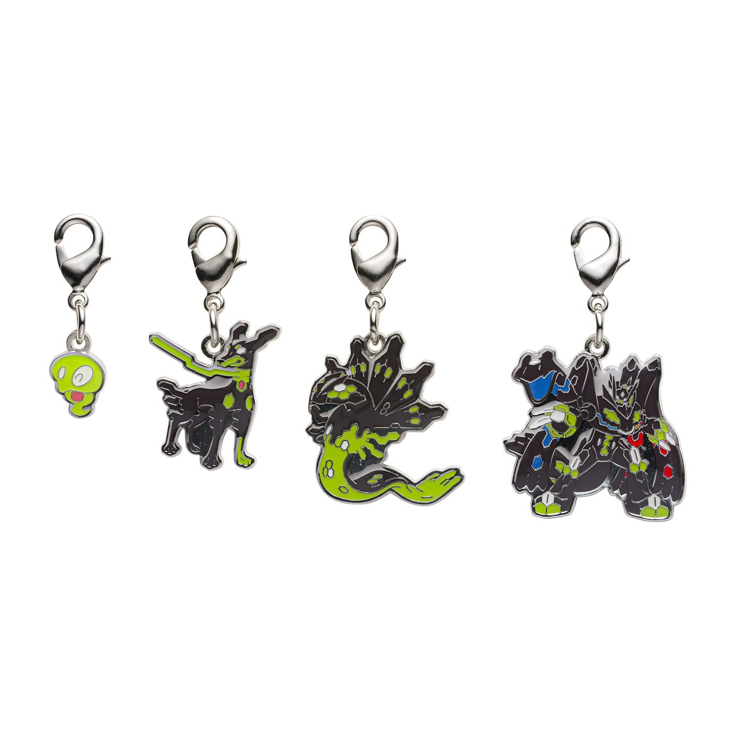 Pokemon Center - Zygarde Schlüsselanhänger - 4 Stück Pokemon Center - Zygarde Schlüsselanhänger - 4 Stück