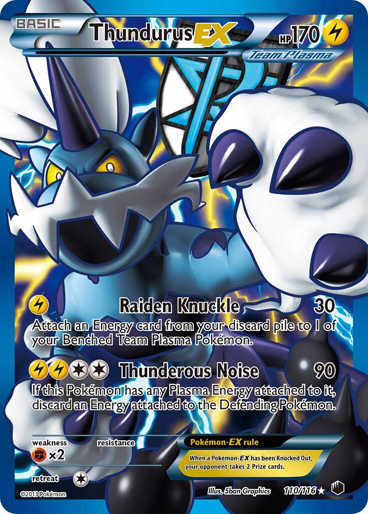 Thundurus-EX - 110/116 - EN Thundurus-EX - 110/116 - EN