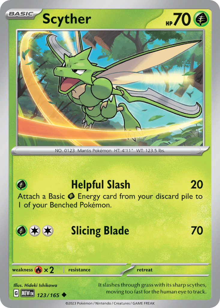 Scyther - 123/207 - EN
