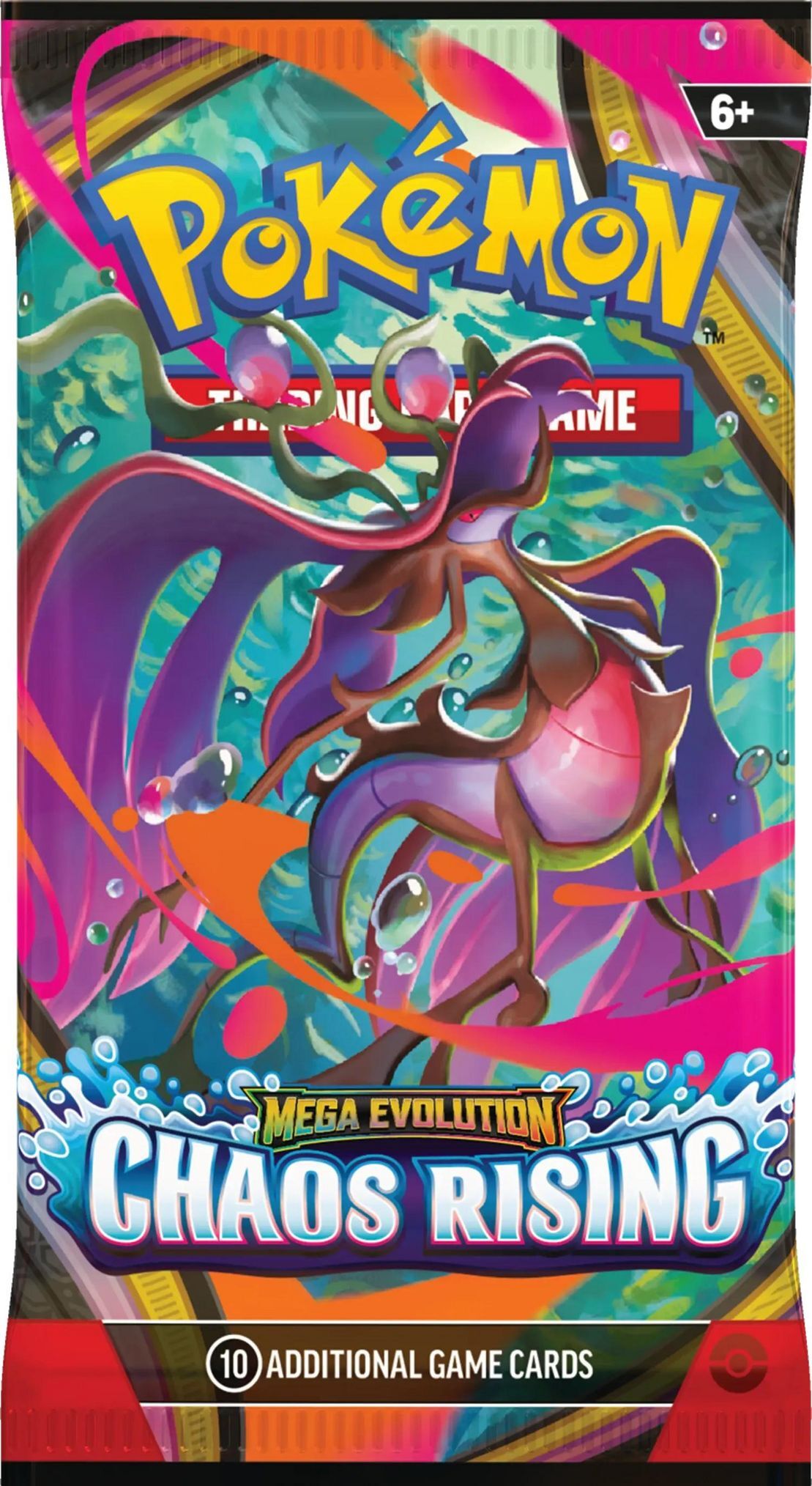 Pokémon TCG: Mega Evolution (ME04) - Chaos Rising 1 Random Booster Pack (10 Cards) - EN