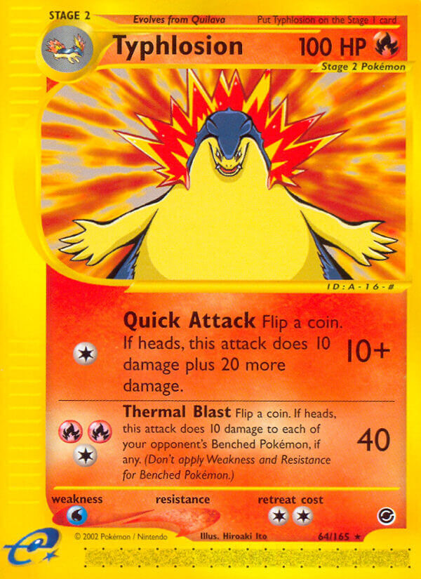 Typhlosion - 64/165 - EN Typhlosion - 64/165 - EN
