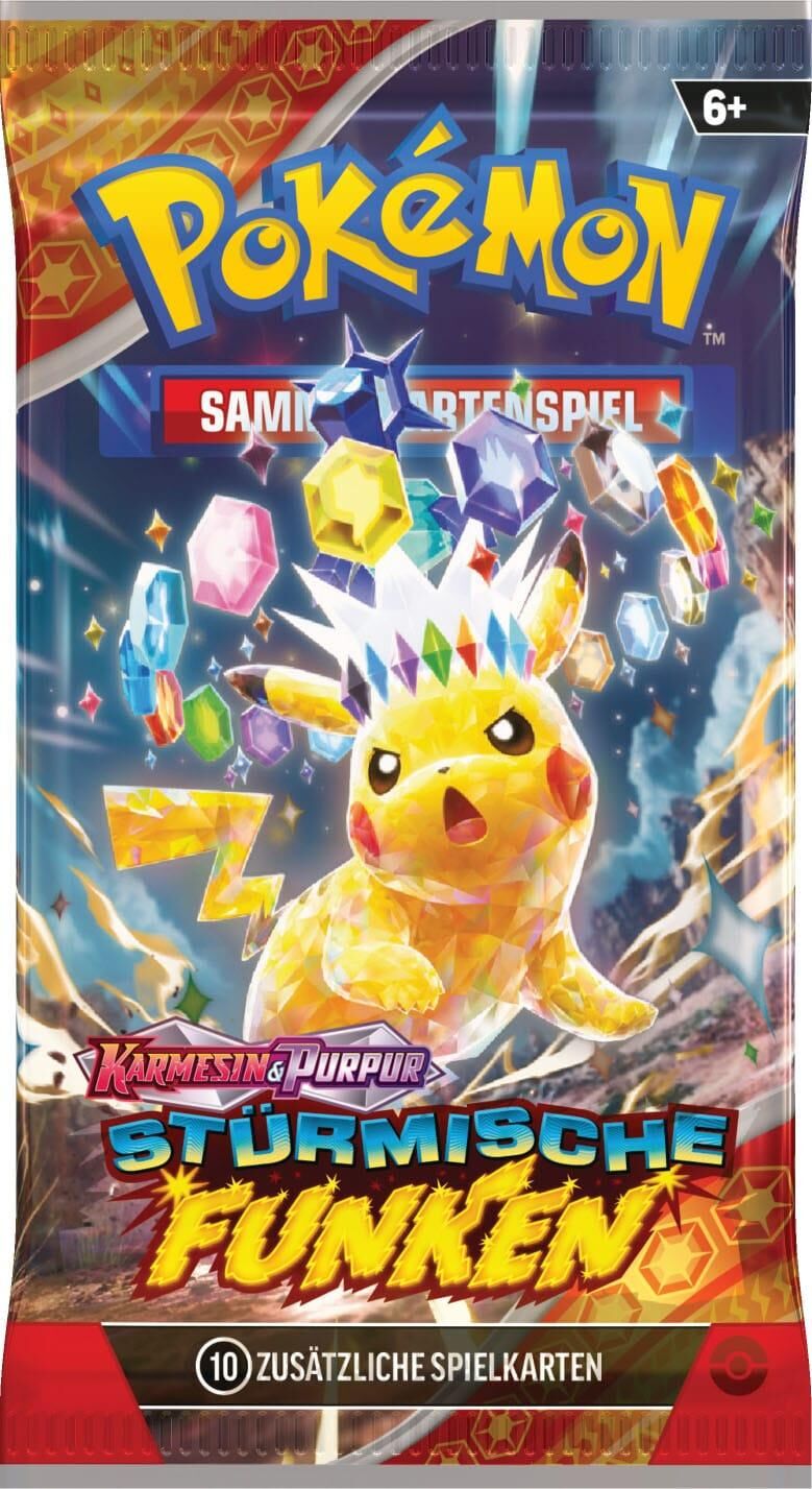 Pokémon TCG: KP08 - Stürmische Funken Booster Pack - DE