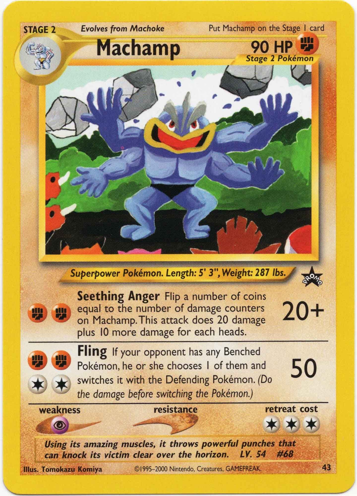 Machamp Black Star Promo 43 - Pokémon TCG