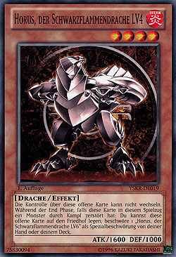 Horus, der Schwarzflammendrache LV4 - Yu-Gi-Oh!