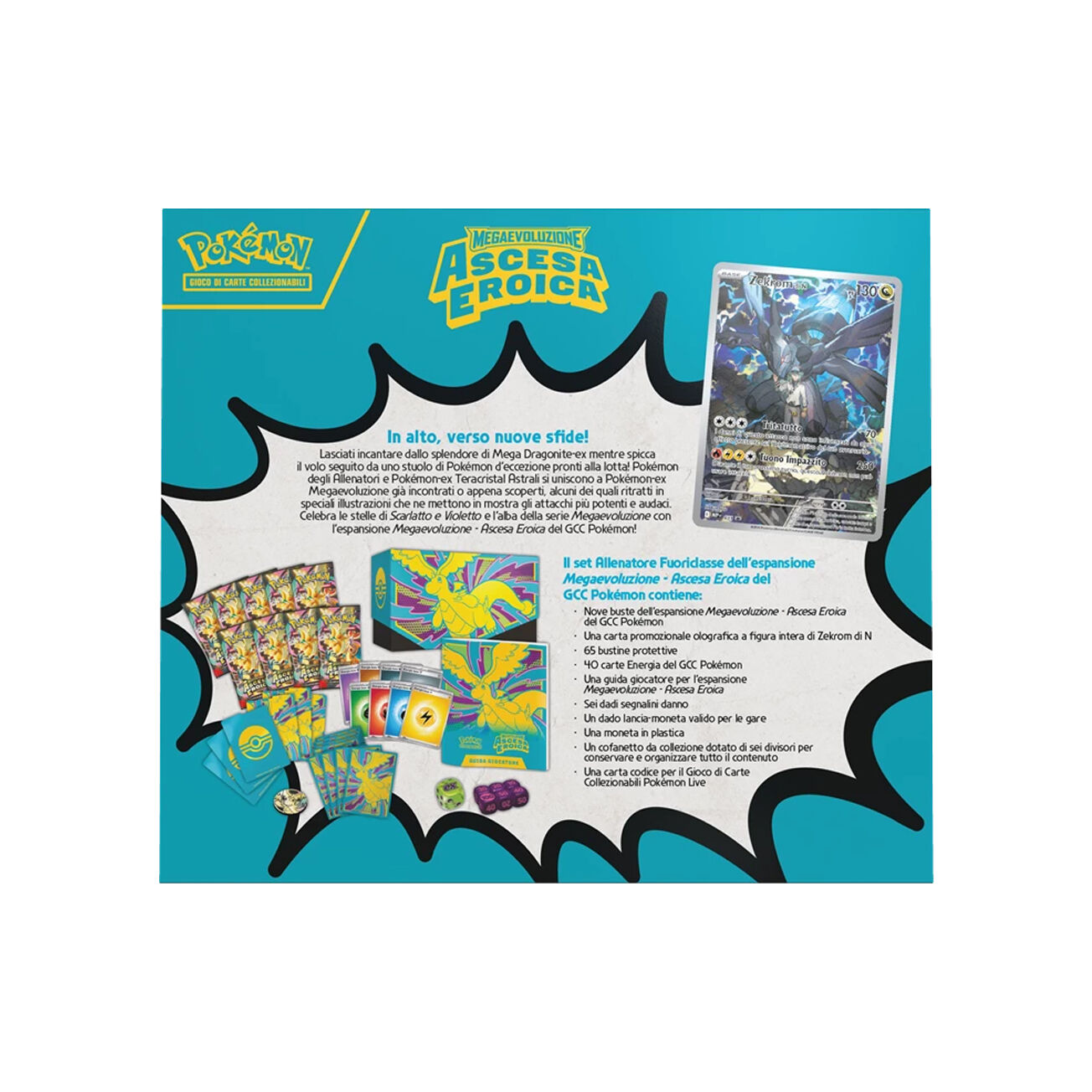 Pokémon TCG: Mega Evolution-Ascended Heroes Elite Trainer Box - IT
