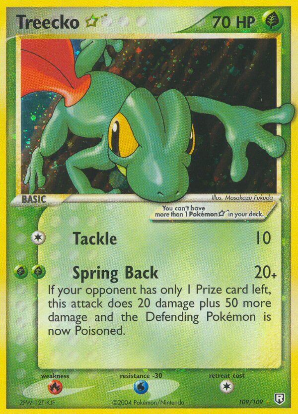 Treecko Star - 109/109 - EN Treecko Star - 109/109 - EN