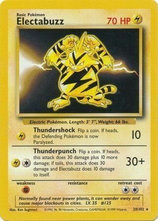 Electabuzz - 20/102 - Unlimited - EN Electabuzz - 20/102 - Unlimited - EN