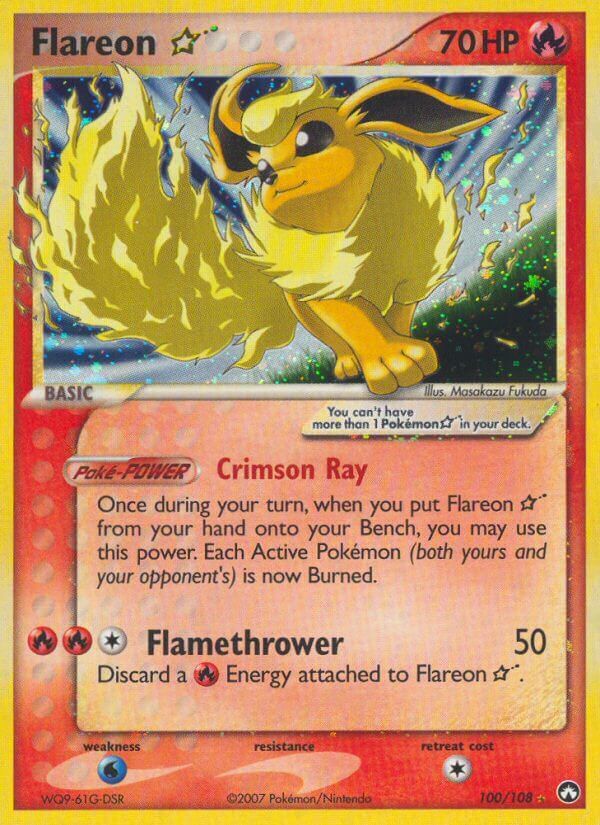 Flareon Star - 100/108 - EN Flareon Star - 100/108 - EN