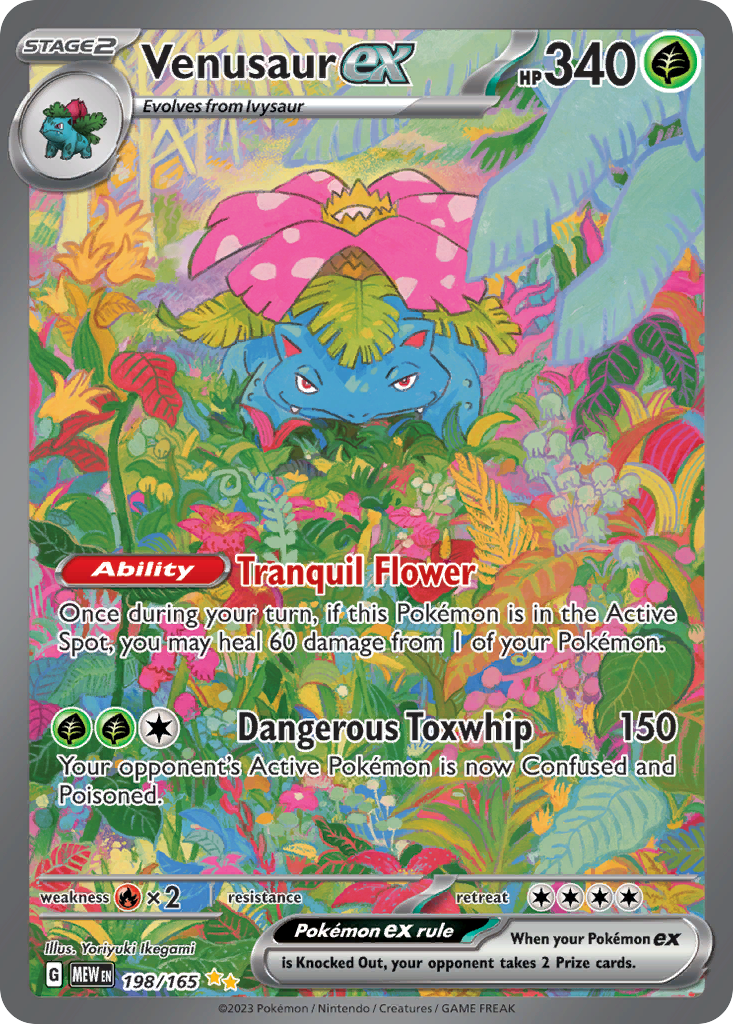 Venusaur ex - 198/207 - EN Venusaur ex - 198/207 - EN