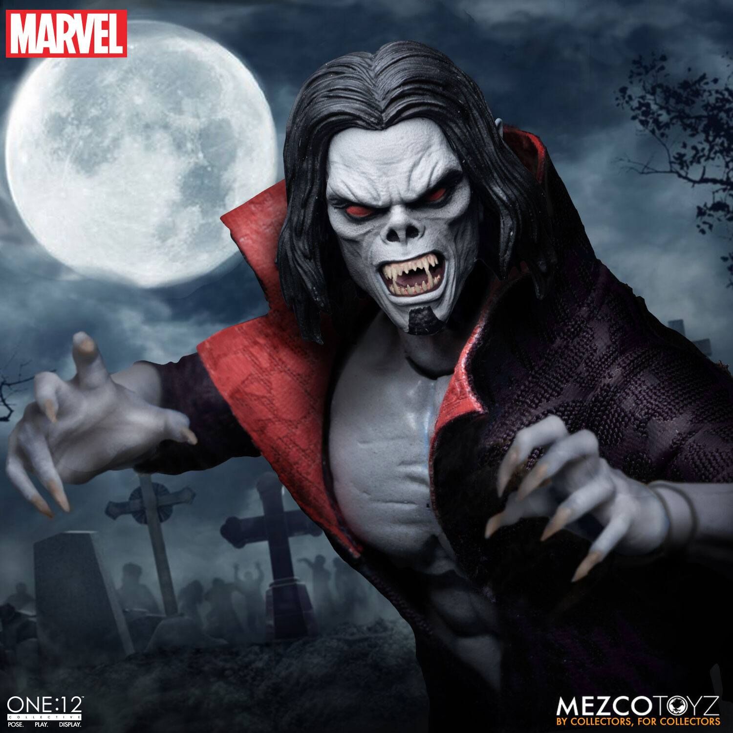 Marvel Universe Actionfigur mit Leuchtfunktion 1/12 Morbius 17 cm