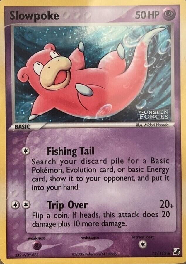 Slowpoke - 72/115 - Reverse Holo - EN