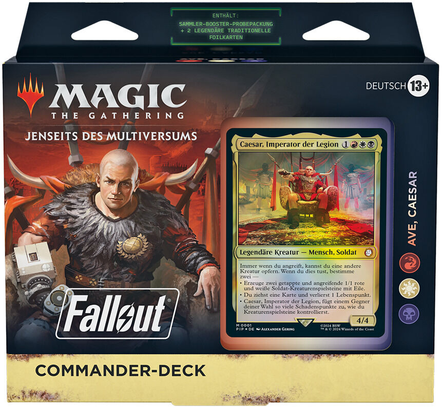 Jenseits des Multiversums - Fallout Commander Deck - Ave, Caesar -Magic the Gathering - DE