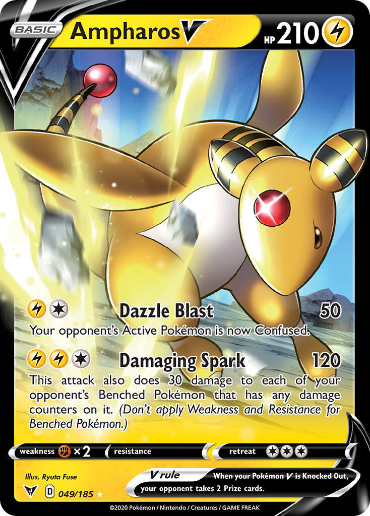 Ampharos V - 049/185 - EN