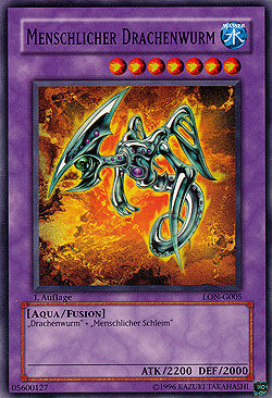 menschlicher-drachenwurm Menschlicher Drachenwurm - Yu-Gi-Oh!