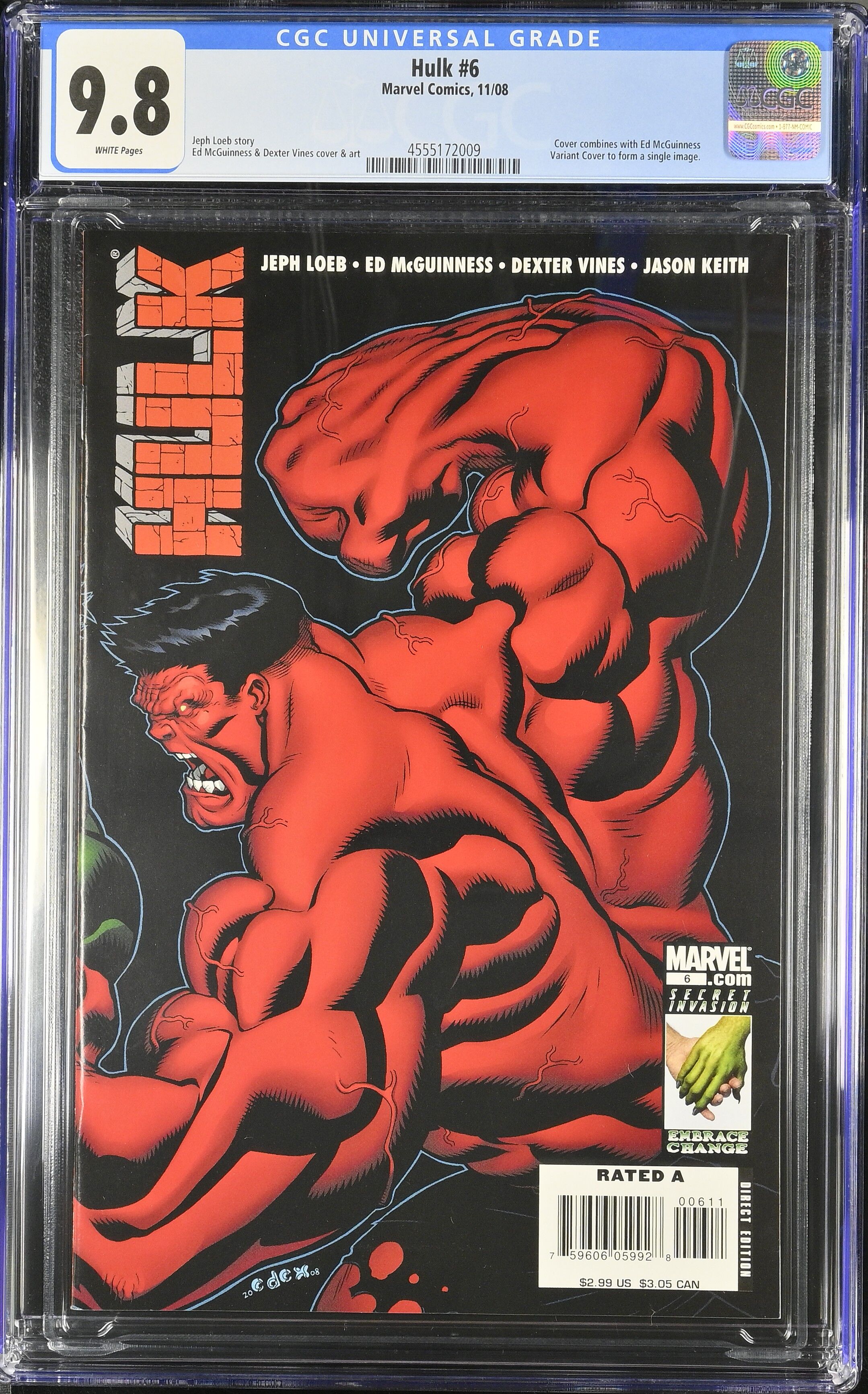 Hulk #6 CGC 9.8 Top Pop!