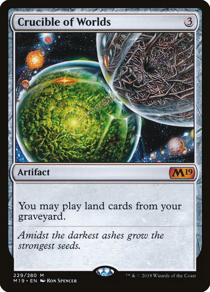 Crucible of Worlds - M19 229 - Normal - EN - NM Crucible of Worlds - M19 229 - Normal - EN - NM