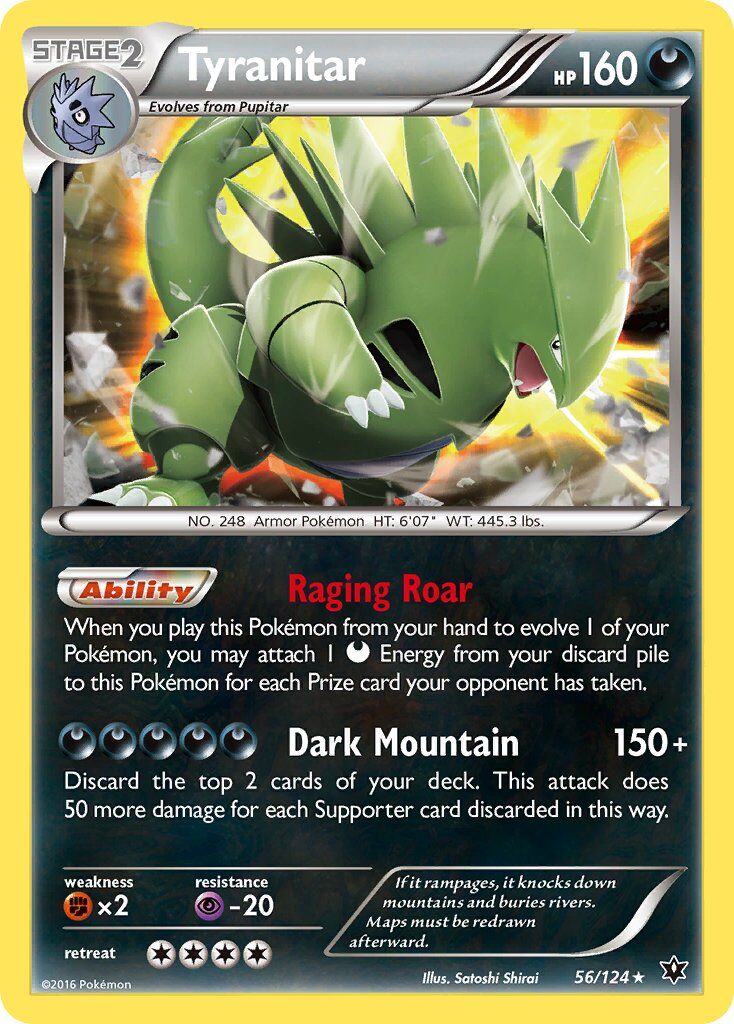 Tyranitar - 56/124 - EN