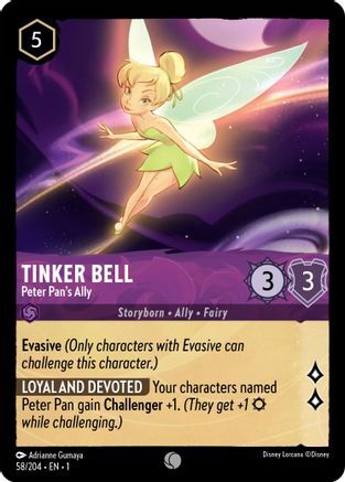 Tinker Bell - Peter Pan's Ally - 58/204 - EN Tinker Bell - Peter Pan's Ally - 58/204 - EN
