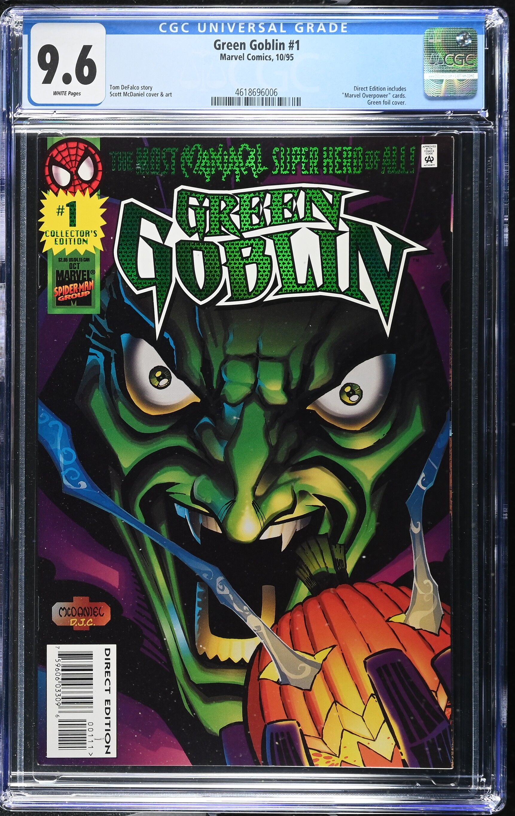 Green Goblin Issue 1 - CGC 9.6 Green Goblin Issue 1 - CGC 9.6