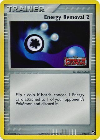 Energy Removal 2 - 74/108 - Reverse Holo - EN Energy Removal 2 - 74/108 - Reverse Holo - EN