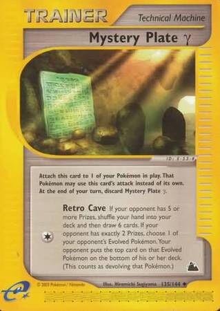 Mystery Plate 𝛾 - 135/144 - Reverse Holo - EN