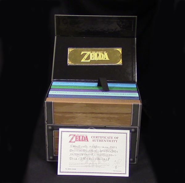The Legend of Zelda Prima Limited Collector´s Edition Lösungsbücher - Zertifikat