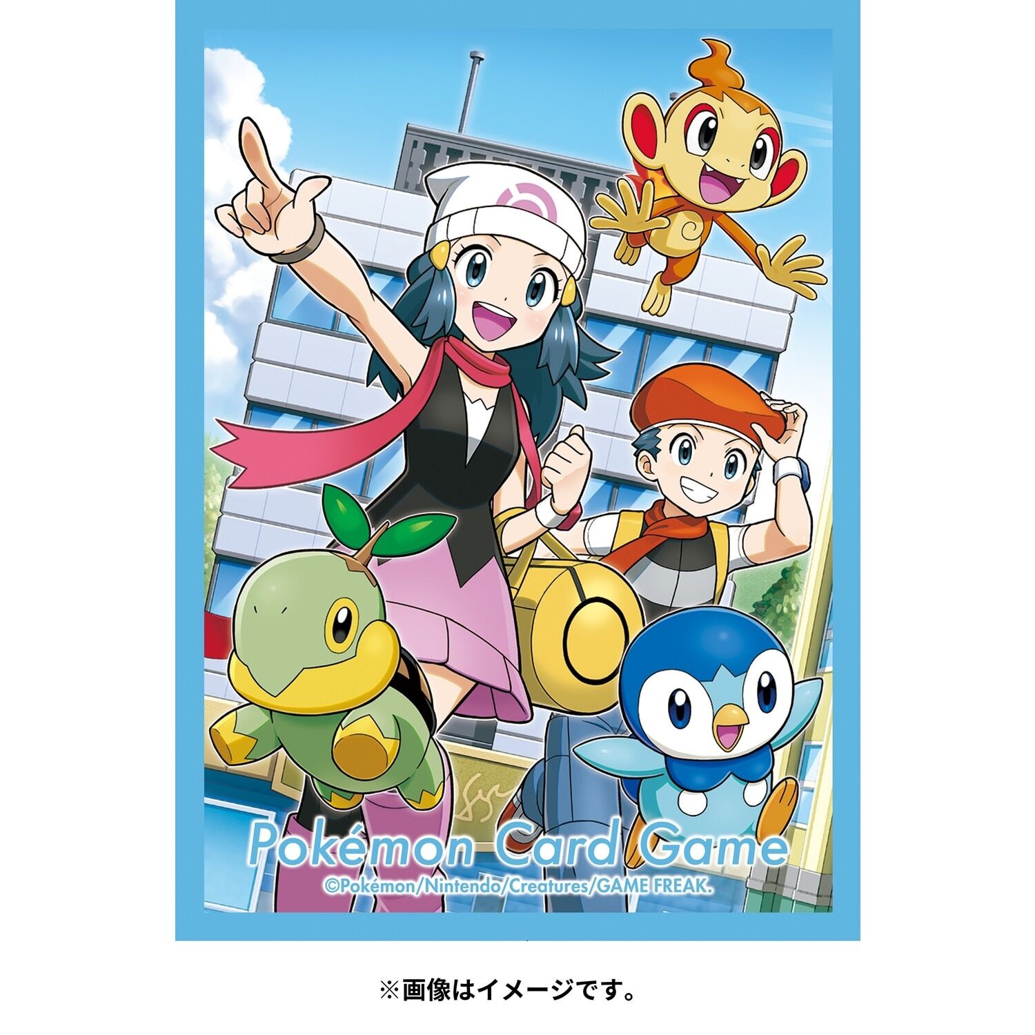 Pokemon Center Original Deck Sleeves Shield Kouki & Hikari