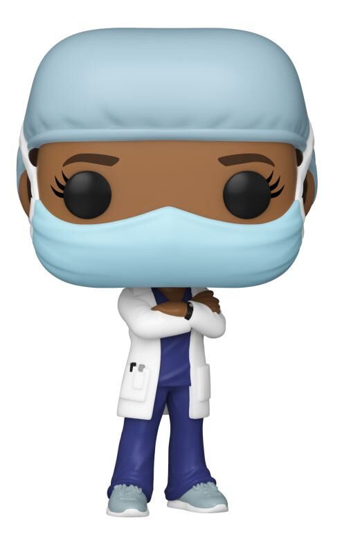 Front Line Worker POP! Heroes Vinyl Figur Female #2 9 cm Front Line Worker POP! Heroes Vinyl Figur Female #2 9 cm