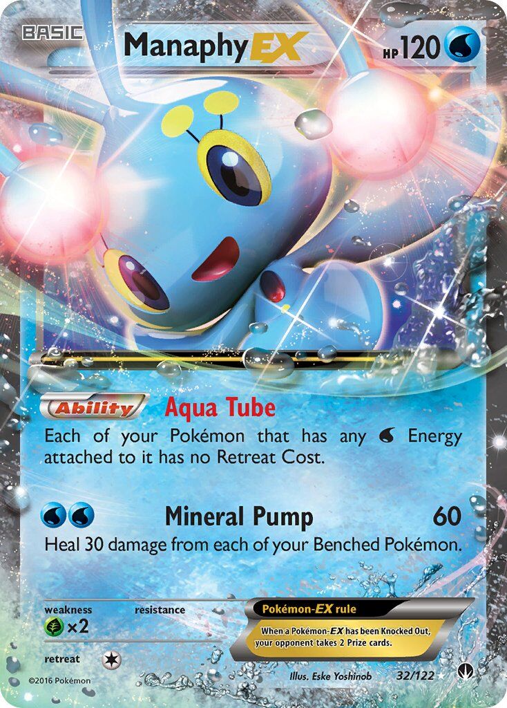 Manaphy-EX - 32/122 - EN