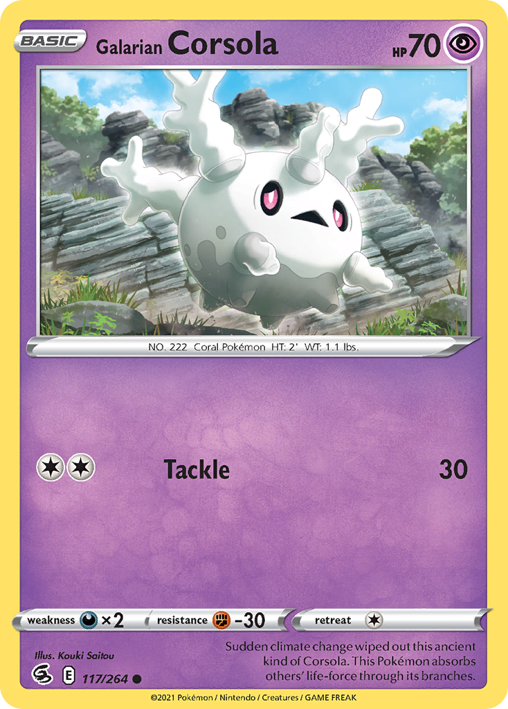 Galarian Corsola - 117/264 - EN